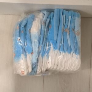 Blue and White Baby Swim Diapers Size 4
